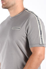 EA7 T-Shirt Striped 7M002189 Grey