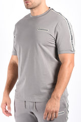 EA7 T-Shirt Striped 7M002189 Grey