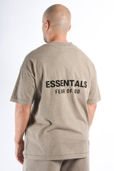 Essentials Fear Of God Classic T-Shirt Homestead Heather