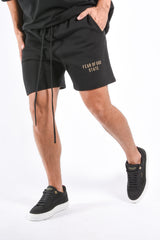 Essentials Fear Of God Fleece Soccer Shorts Black