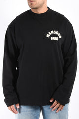 Mansour Paris College Longsleeve Black