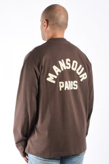 Mansour Paris College Longsleeve Choco Brown