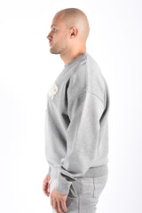 Mansour Paris College Sweater Heather Grey