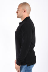 Parajumpers Longsleeve Polo Kerrobert Black