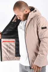 Peuterey Down Jacket Loge SRTR GRS 02 Beige