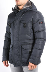Peuterey Jas Aiptek NBE 03 Fur Dark Blue