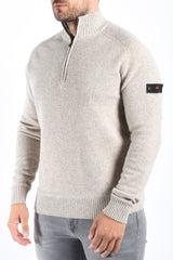 Peuterey Half Zip Sweater BRAILLE GRS 04 Beige Melange