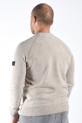 Peuterey ITOKAWA GRS 04 Knit Sweater Beige Melange