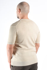 Peuterey Knit T-Shirt MES FRS OPB Beige