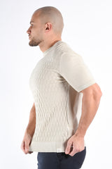 Peuterey Knit T-Shirt MES FRS OPB Light Beige