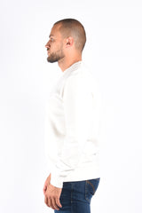 CP Company - Diagonal Raised Fleece Logo Sweatshirt - Gauze White
