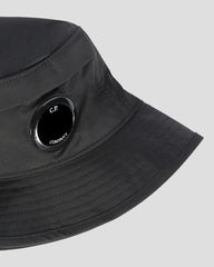CP Company Chrome-R Lens Bucket Hat Black