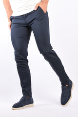 Drykorn Slim Fit Stretch Pantalon Sight Dark Blue