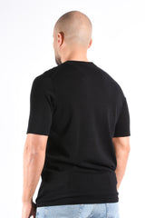 Drykorn - Knit T-Shirt Valentin - Black