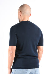 Drykorn - Knit T-Shirt Valentin - Dark Blue