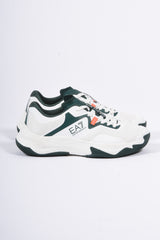 EA7 FW25 - Padel / Tennis Sneakers X8X248 - White / Green