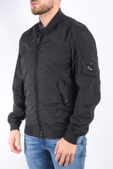 CP Company Nycra Bomber Jacket Black