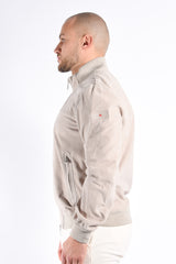 Peuterey Sands Suede Leather Jacket Beige